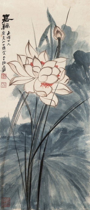 国画大师张大千荷花作品赏析张大千(1899-1983)名正权,后改名猨,爰,字