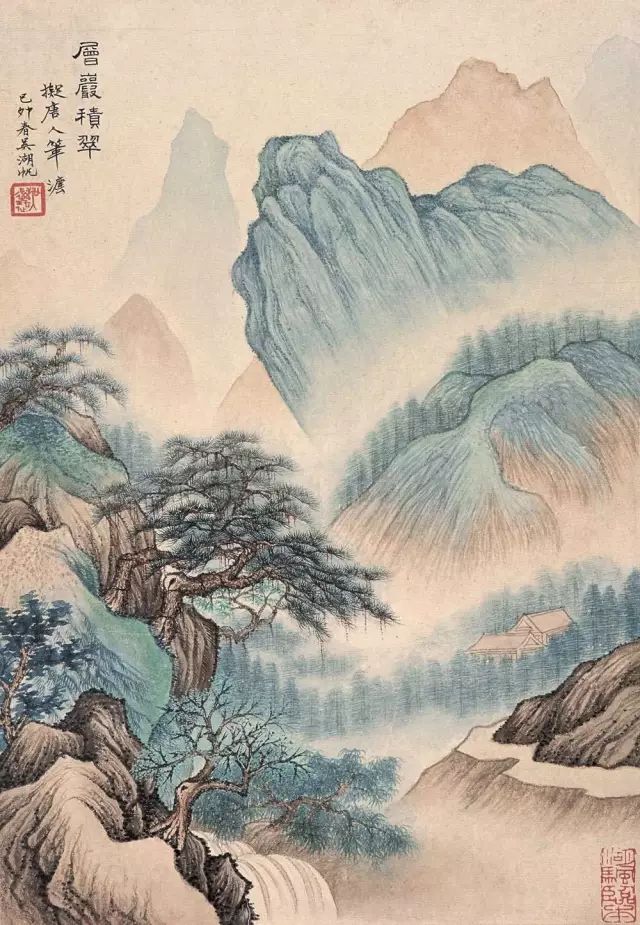 吴湖帆书画作品100幅,值得收藏