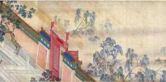 院体画:我国唐代已设徐诏,供奉等.五代时,西蜀,南唐设置画院.