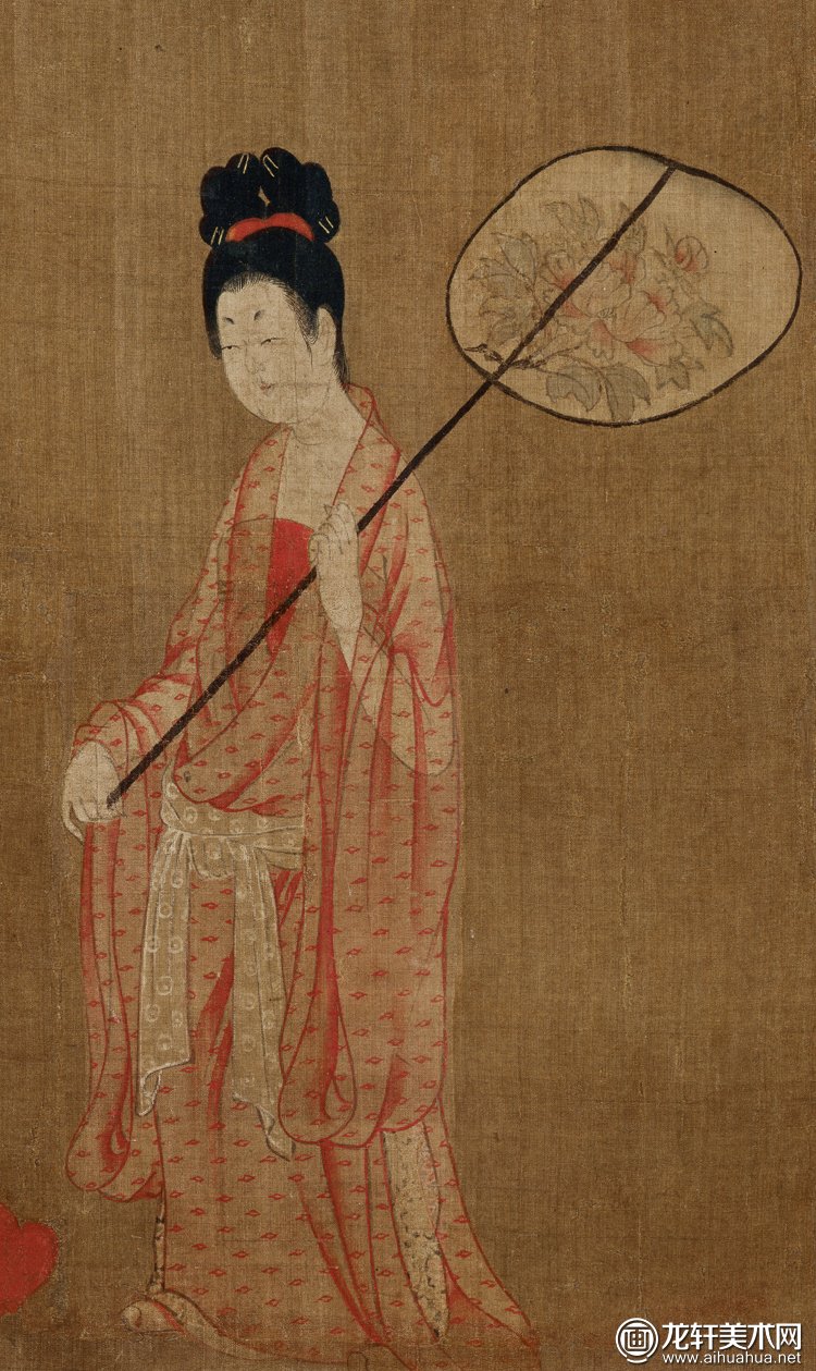 周昉《簪花仕女图》-中国传世名画,周昉工笔重彩仕女图赏析