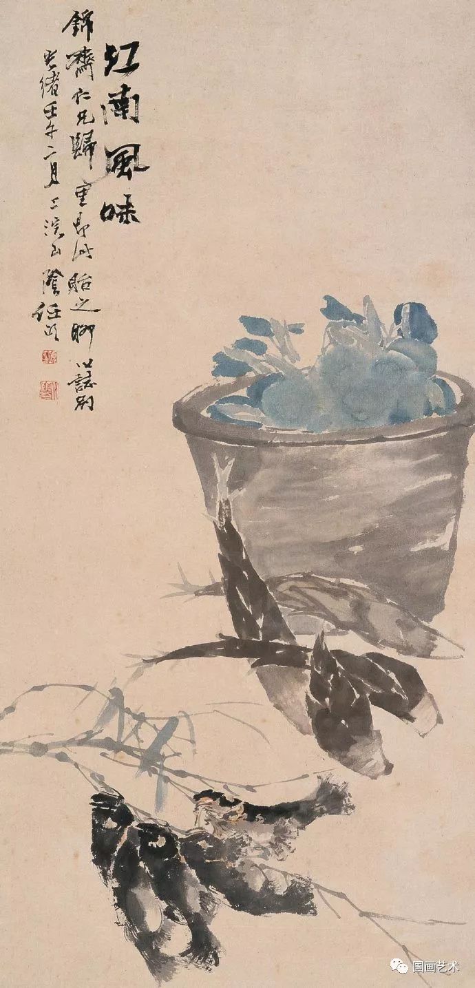 丰姿巧趣:任伯年花卉作品欣赏