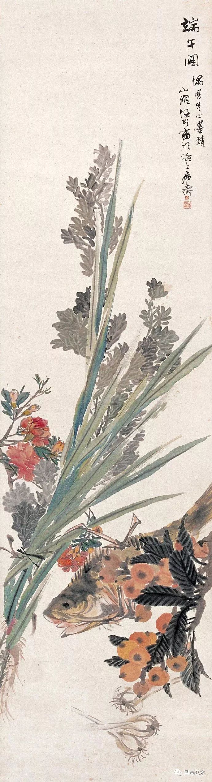 丰姿巧趣:任伯年花卉作品欣赏