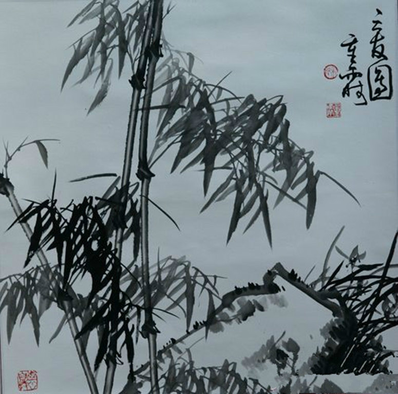 国画 写意竹子精品100幅