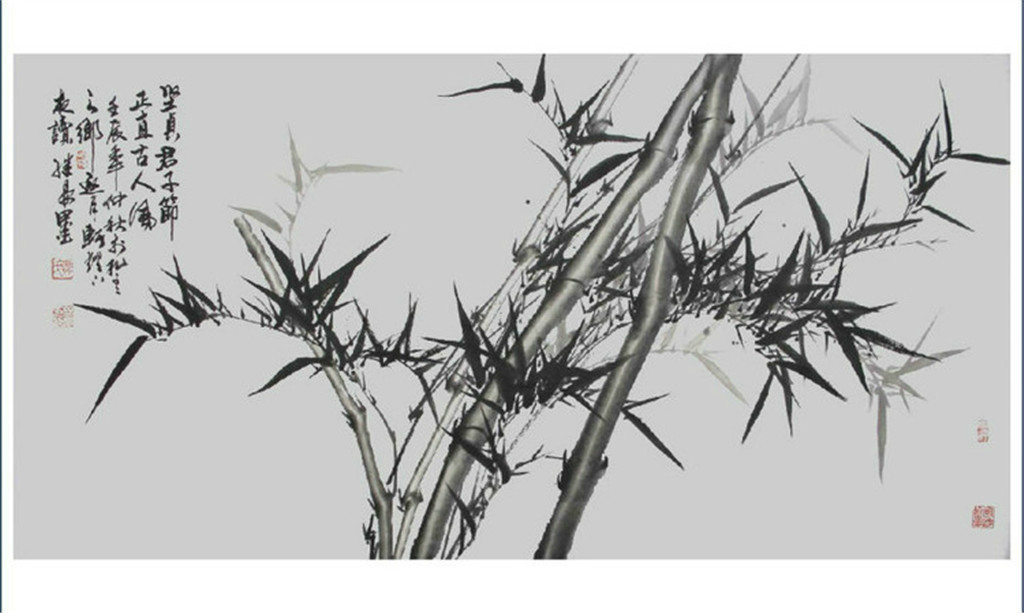 国画 写意竹子精品100幅
