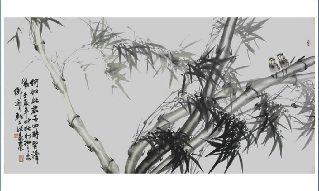 国画 写意竹子精品100幅