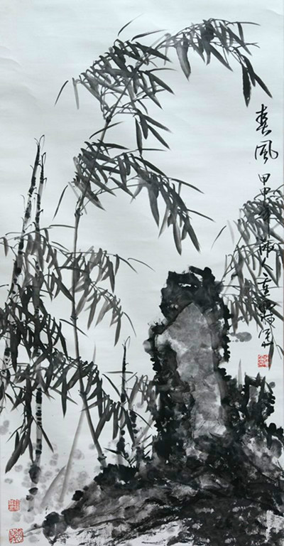 国画 写意竹子精品100幅