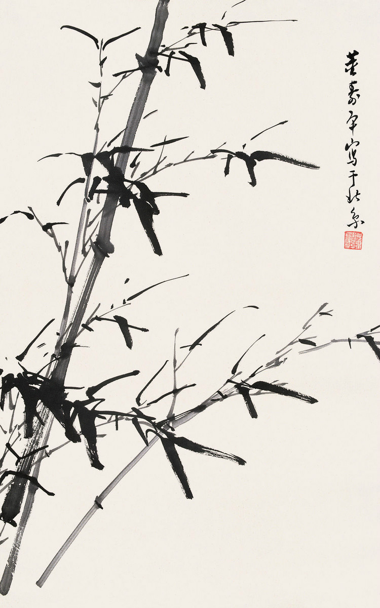 国画 写意竹子精品100幅