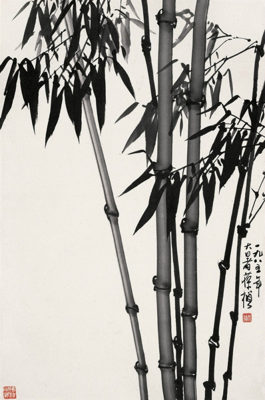 国画 写意竹子精品100幅