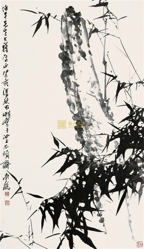 国画 写意竹子精品100幅
