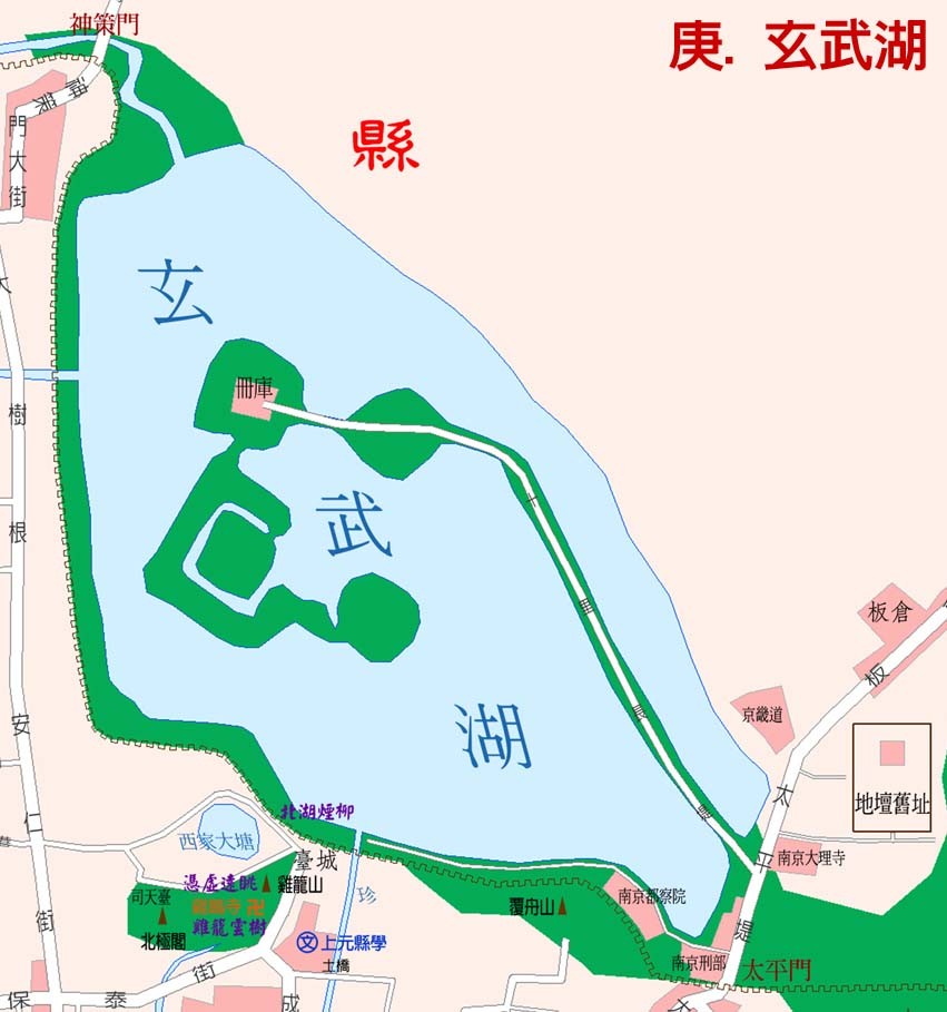 明朝时期南京详细地图