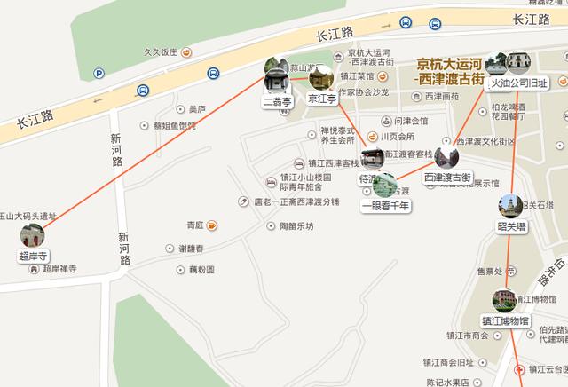 一街看千年镇江西津渡此情此景王安石赋诗一首附路线图