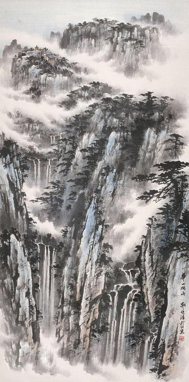 郭传璋画家《名山大川意境美》