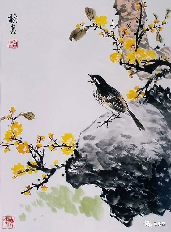 著名画家梅若先生~画百花小品(下)