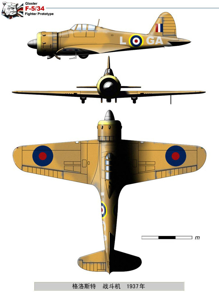 二战英国飞机彩鉴