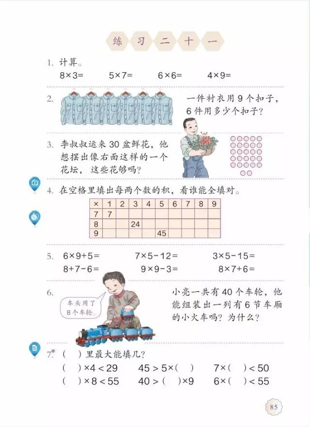 【电子课本】部编教材小学二年级数学上册