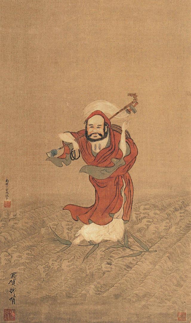 丁云鹏 明 人物画佛像敬赏