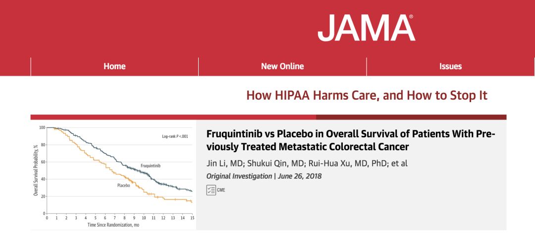 jama重磅厉害了中国医生科学家我国自主研发的抗癌新药临床研究首登