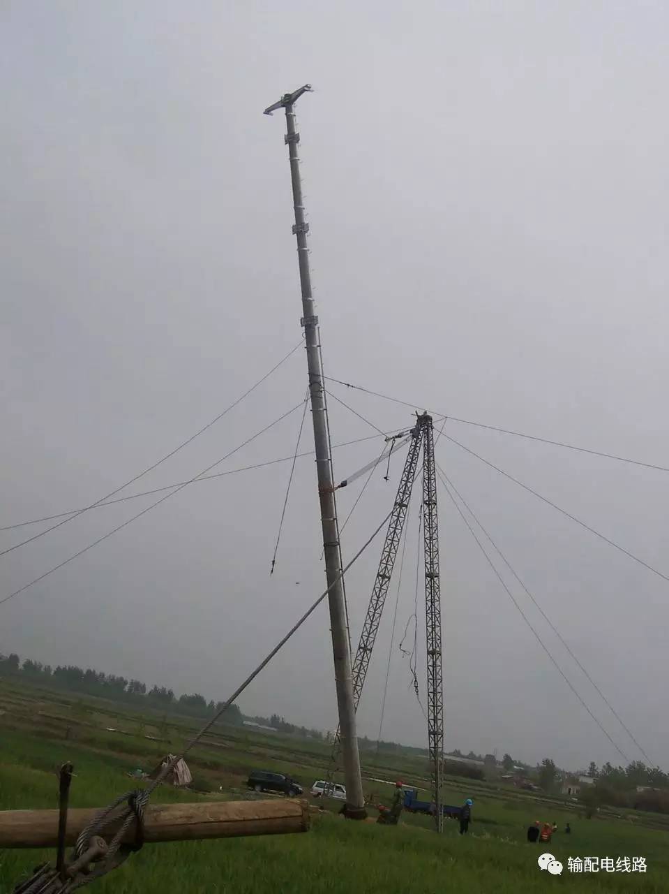 架空输电线路杆塔组立工程施工工艺