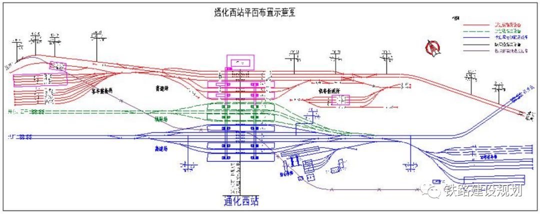 通化西站位置示意图▼