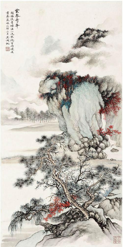 吴湖帆山水画经典全集欣赏(50张)