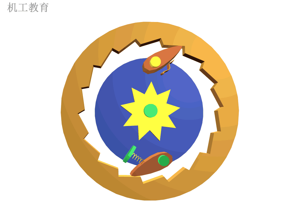 80个精美机械原理动图大全,机械原理4杆机构,机械原理