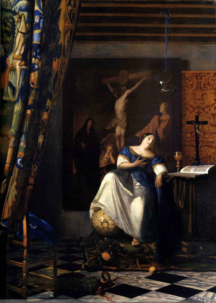 西方绘画大师-161 约翰内斯·维米尔 johannes vermeer (1632-1675年)