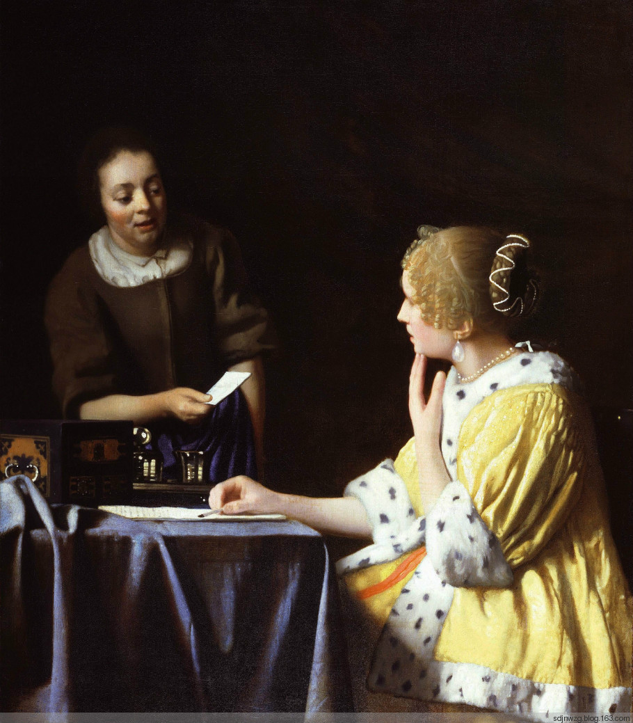 西方绘画大师161约翰内斯维米尔johannesvermeer16321675年荷兰风俗