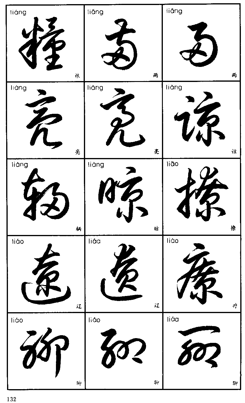 草书3500字标准草书字帖珍藏版