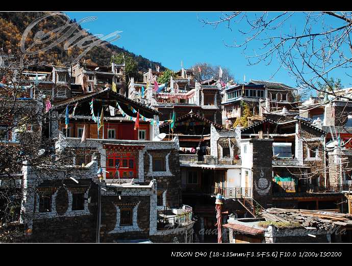 四川西索民居嘉绒藏族建筑典范2010川藏青藏线秋游记51