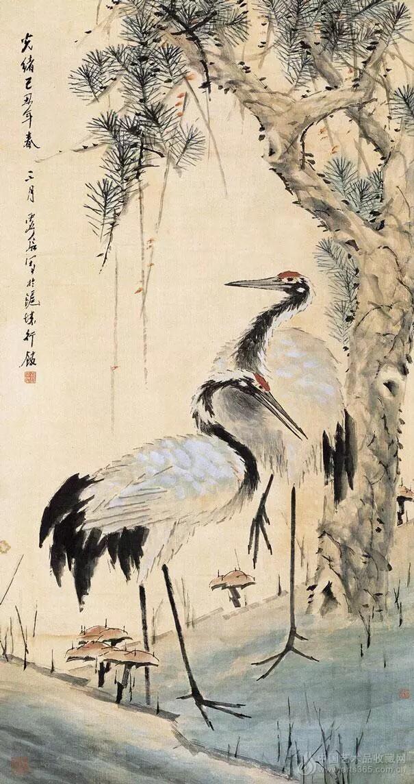 历代国画名家笔下的松鹤图——松鹤延年,福寿绵长