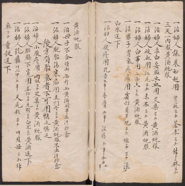 清朝中医古籍手抄本 神效医书药方