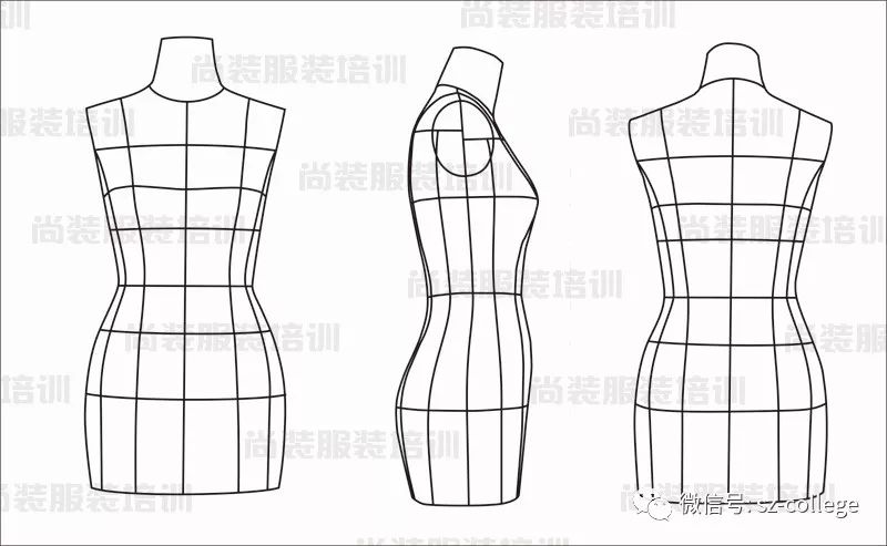 尚装| 人台补正|满足立裁时不同人体或款式廓形需要