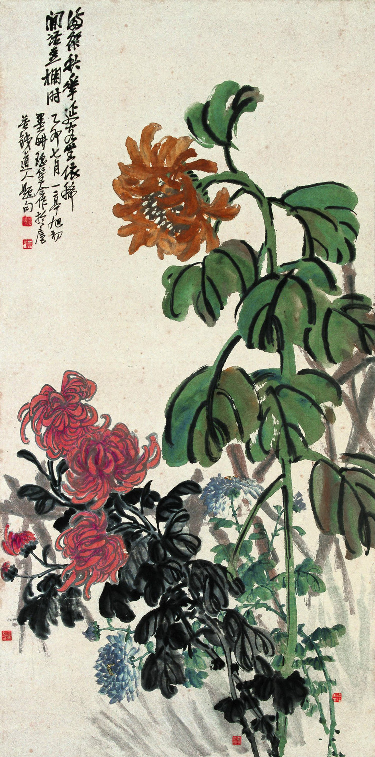 倪田(1855 -1919 ),初名宝田,字墨畊,别署墨畊父,号墨道人,墨翁,又号