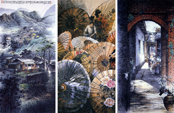 台湾画家余振明作品选
