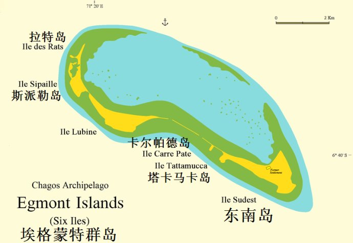 查戈斯群岛埃格蒙特群岛卢比内岛长滩布莱尼姆礁blenheim reef,是