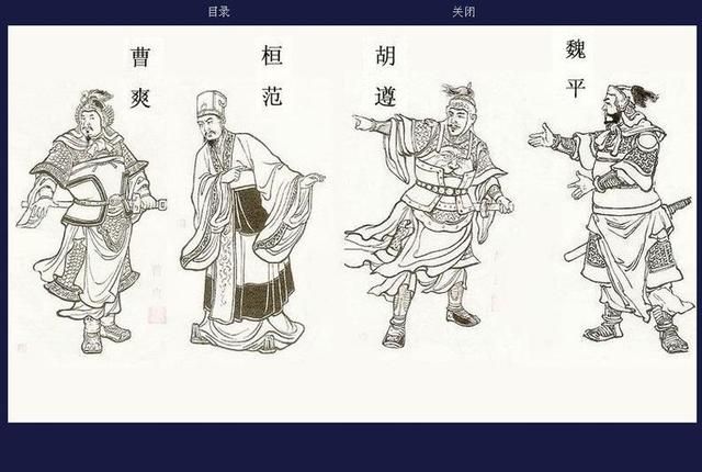 三国演义连环画人物合集(白描图)