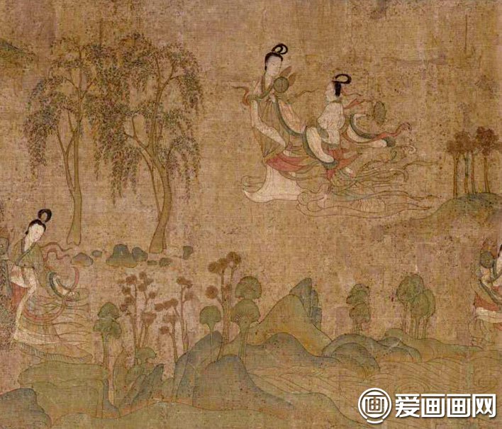 顾恺之《洛神赋图》-传世名画洛神赋图赏析全卷高清大图赏析