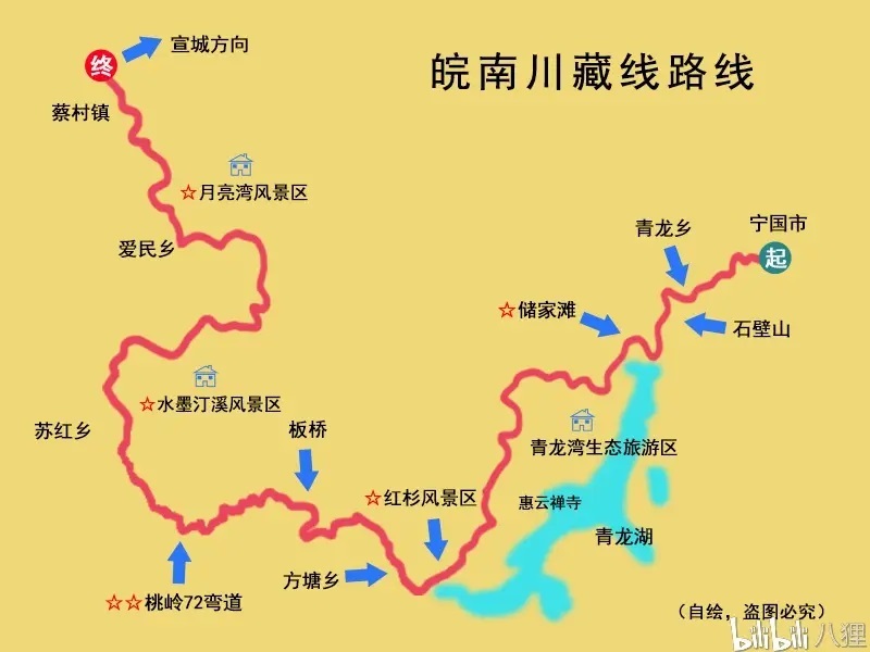 【攻略】皖南川藏线精华路线!避坑指南