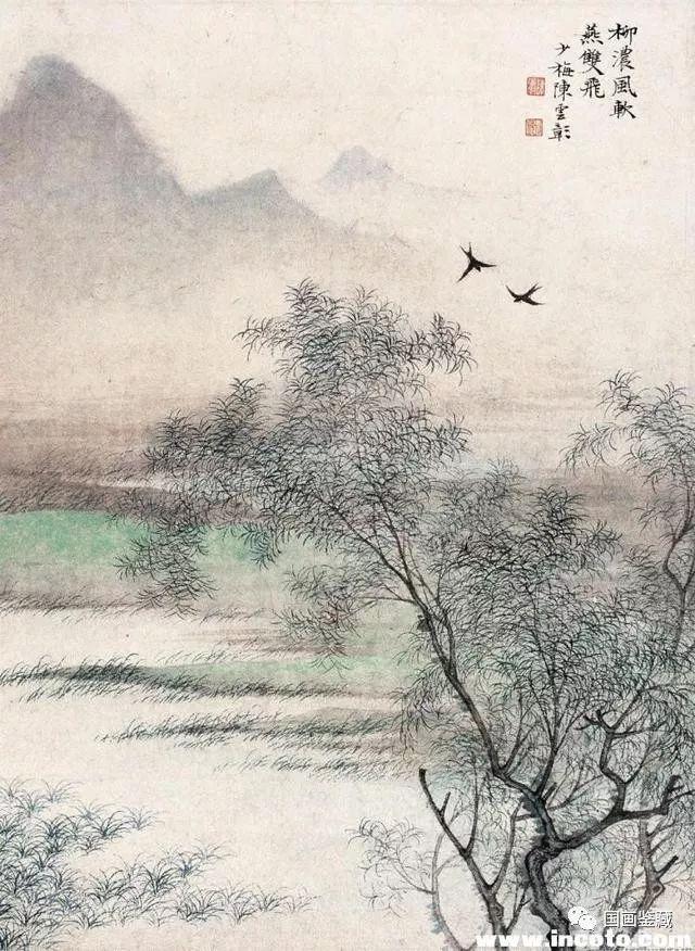 国画名家精品山水画100幅
