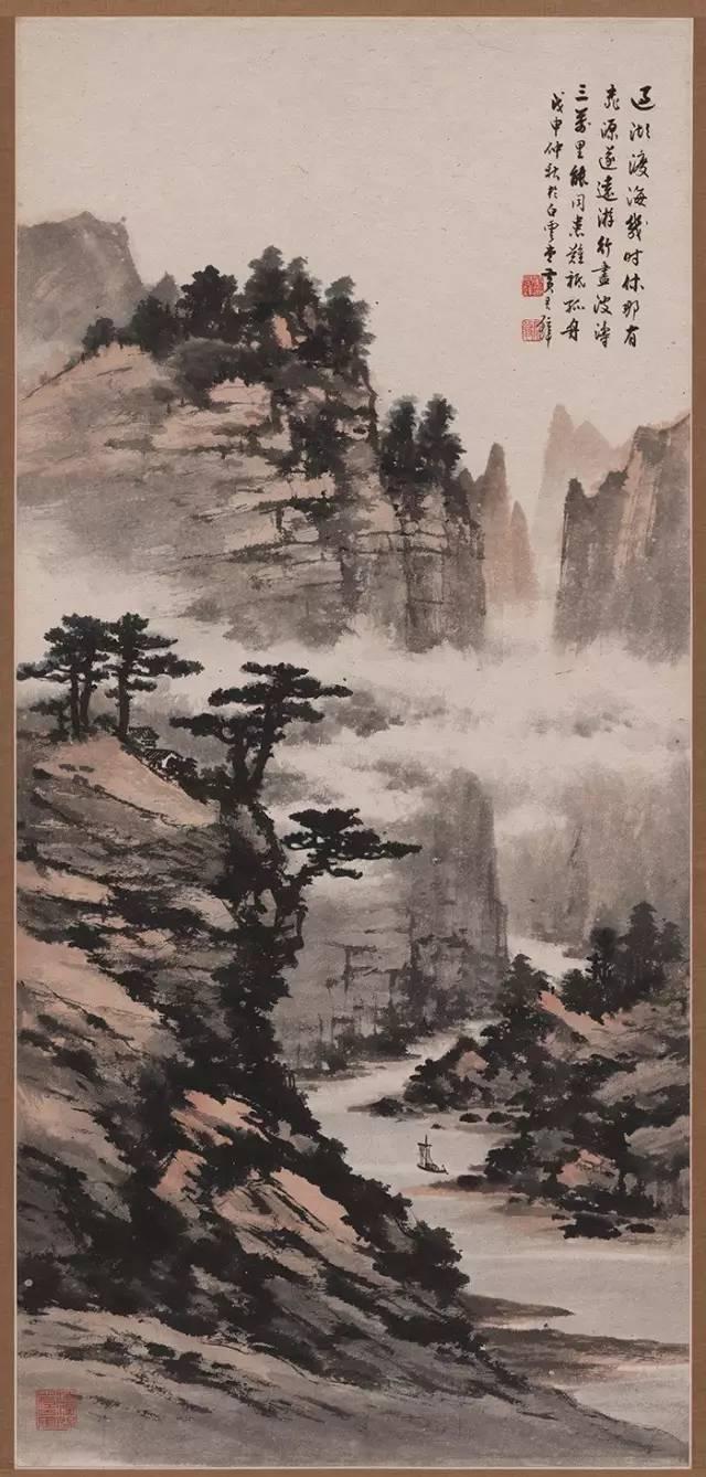 国画名家精品山水画100幅