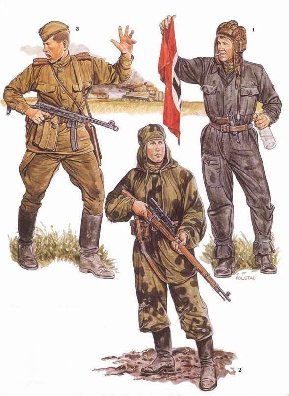 卫国战争中的苏联红军服装装备图谱二