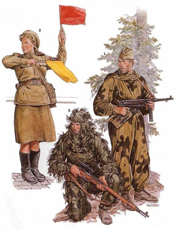 卫国战争中的苏联红军服装装备图谱二