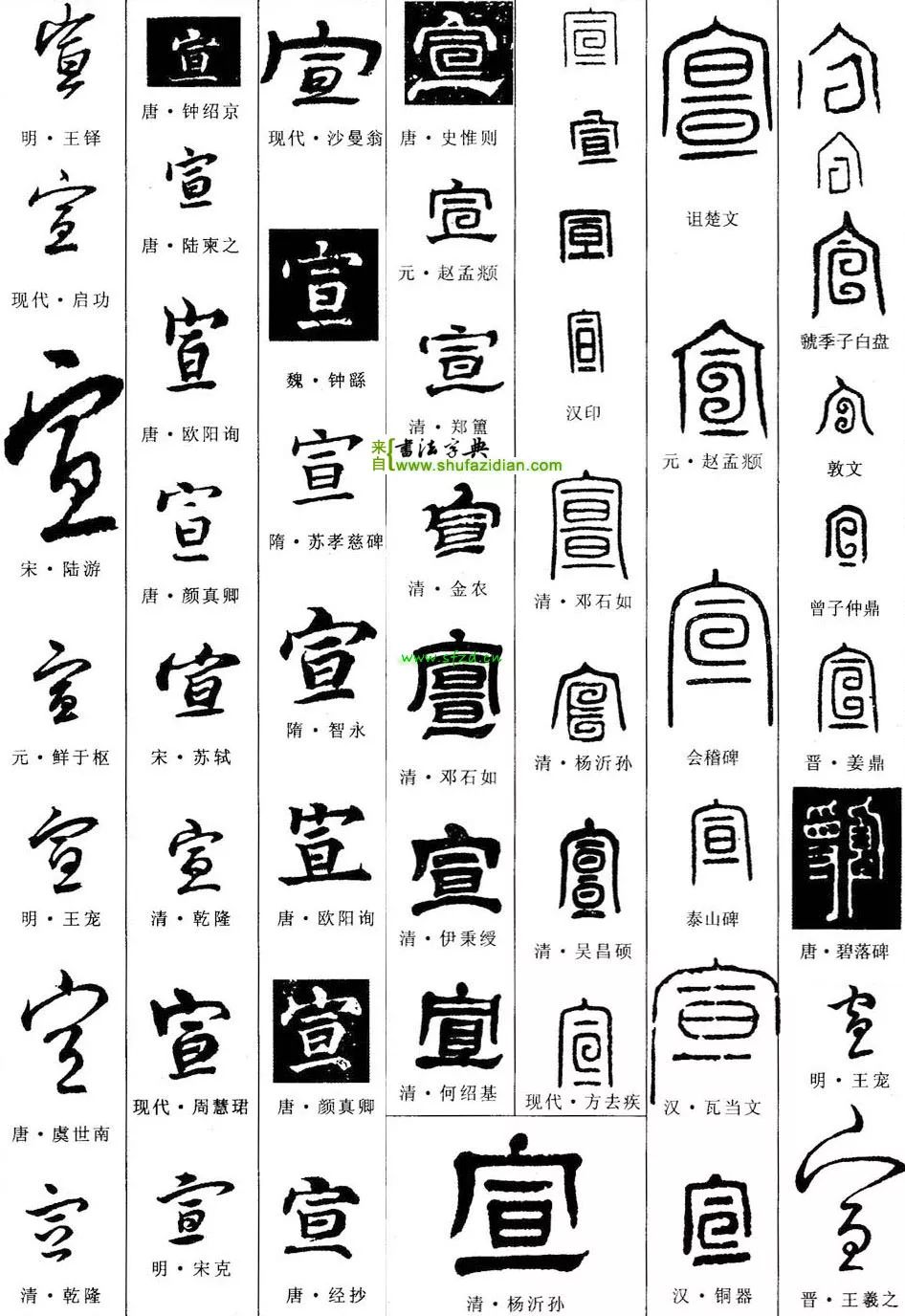 千字文详解【宣】