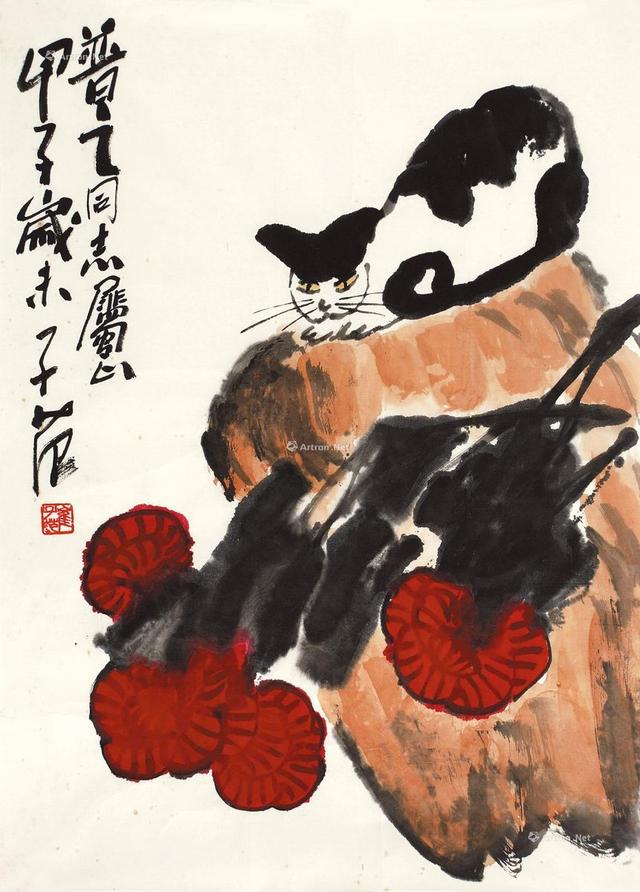 被誉为"东方凡高"的大写意花鸟画家崔子范