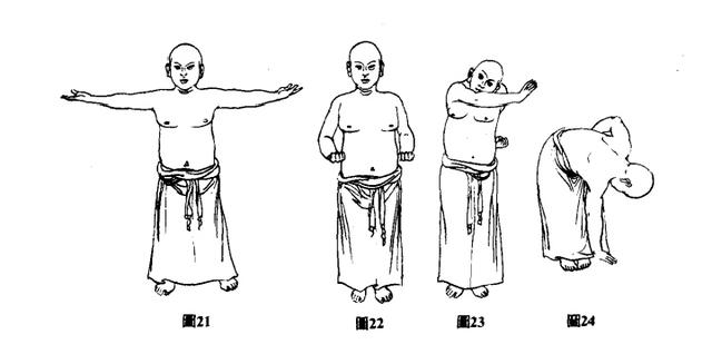 正宗少林易筋经完整全套动作与详细图解值得珍藏