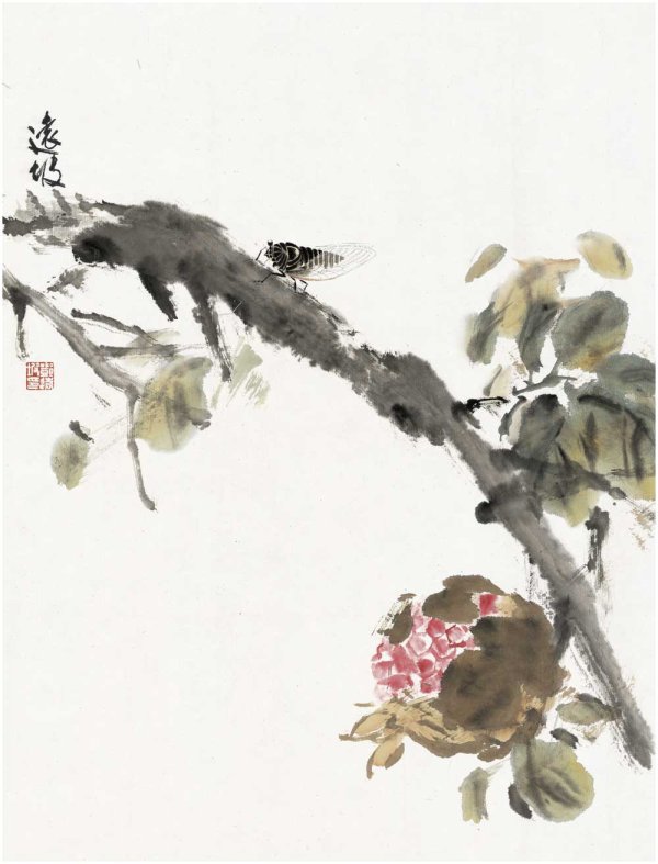邓远坡写意花鸟画作品欣赏