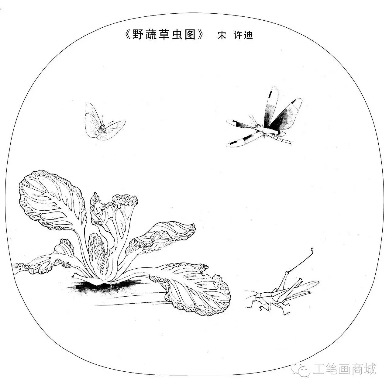 宋人小品白描稿40张