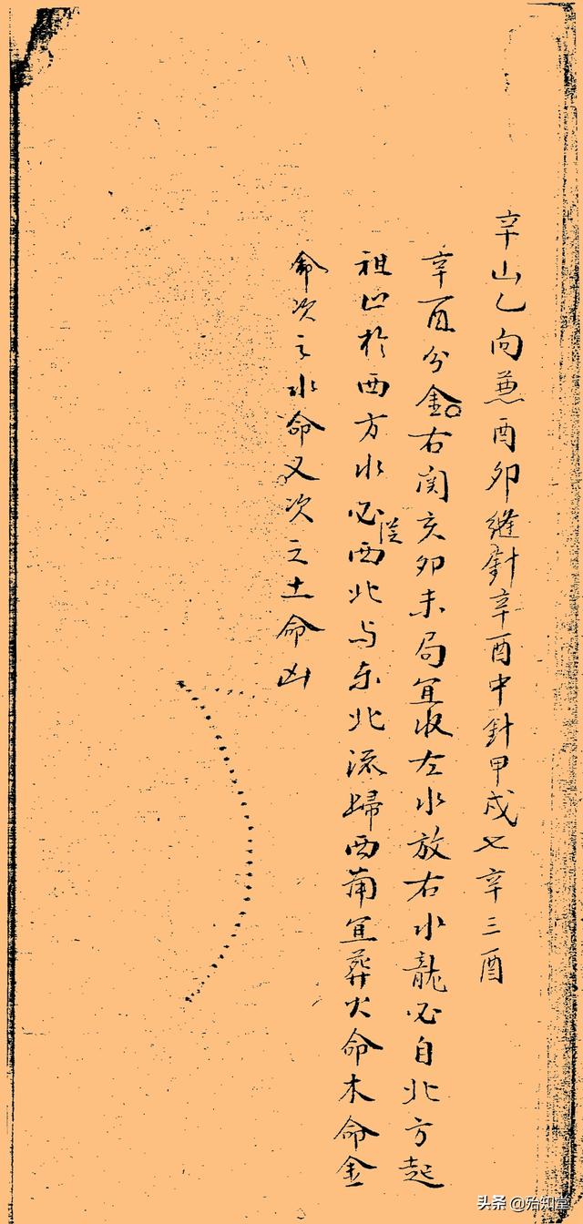 民间风水古籍抄本《红鸾经四十八局坐穴消水图》下