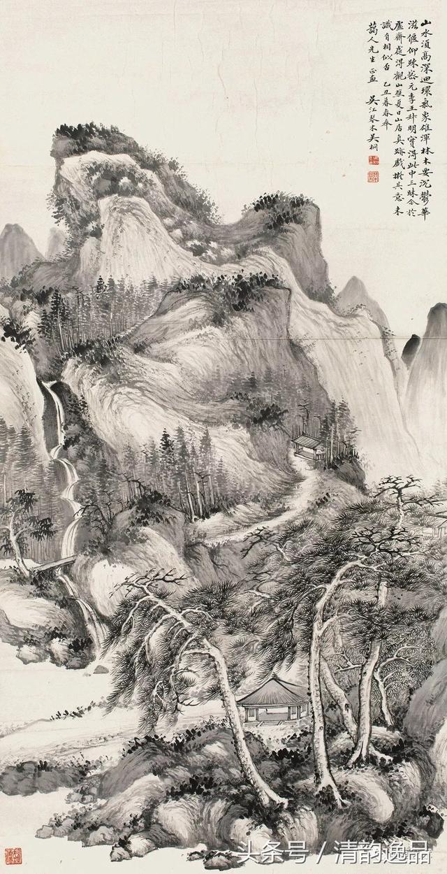 吴琴木山水画合辑