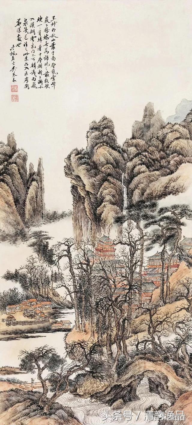 吴琴木山水画合辑